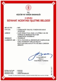 TURSAB Belgesi